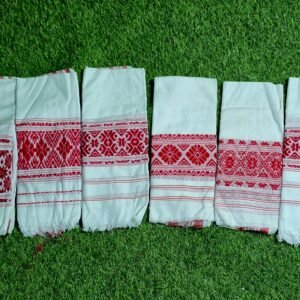 Assamese Cotton both side phool Gamusa pure Handloom ( mix Design )