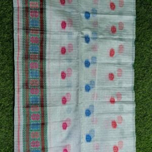 Assamese Cotton single Sador ( Green )