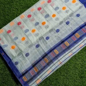 Assamese Cotton single Sador ( blue )