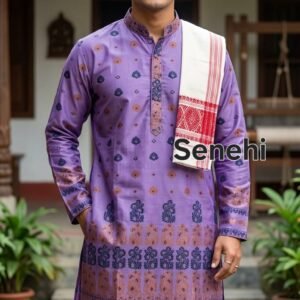Silk Men's Kurta | Elegant Indian Ethnic Wear for Festive, Wedding & Diwali