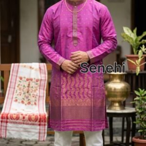 Silk Men's Kurta | Elegant Indian Ethnic Wear for Festive, Wedding & Diwali