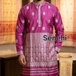 Silk Men's Kurta | Elegant Indian Ethnic Wear for Festive, Wedding & Diwali