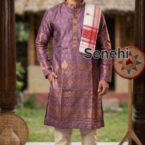 Silk Men's Kurta | Elegant Indian Ethnic Wear for Festive, Wedding & Diwali